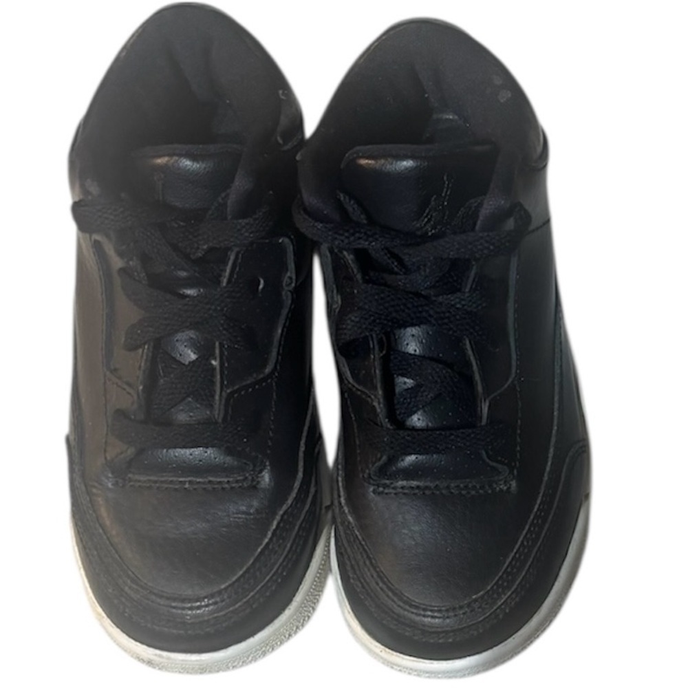 Jordan 3 Retro BT Black Toddler Sneakers Size 9C EUC - Picture 5 of 8